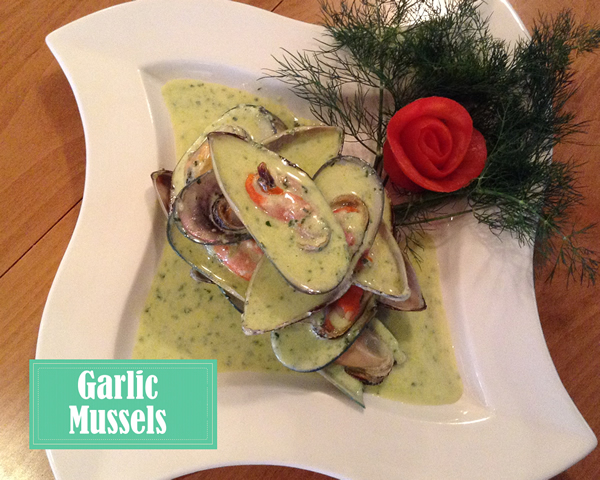 garlic mussels