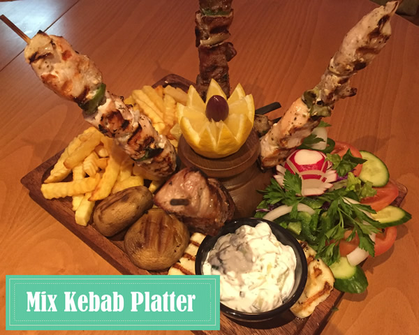 mix kebab platter