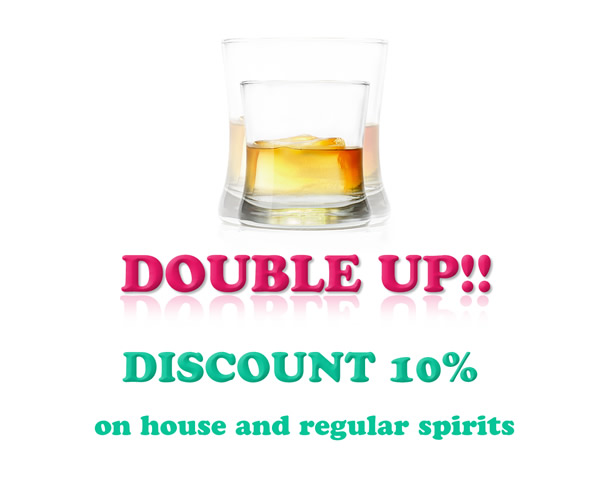 drinks double up offer